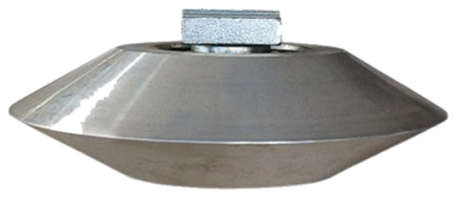 80x22mm Sivri Alüminyum Merdane